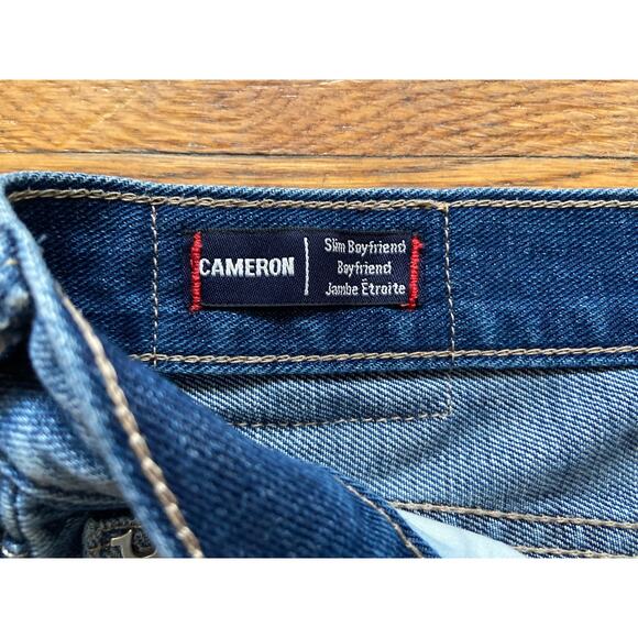 TRUE RELIGION 'Cameron' Slim Boyfriend Jeans sz 30 (actual 35W) - Picture 6 of 16